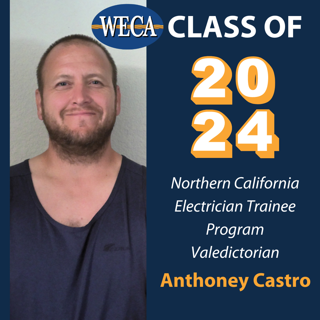 Anthoney Castro WECA Class of 2024 ET Program Valedictorian